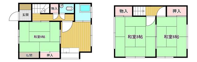 house for sale in Hiroshima, Hiroshima | ¥5,200,000 | 3DK | Akiyama h…