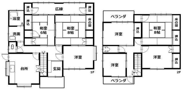 house for sale in Fukuyama, Hiroshima | ¥13,800,000 | 7DK | Akiyama h…