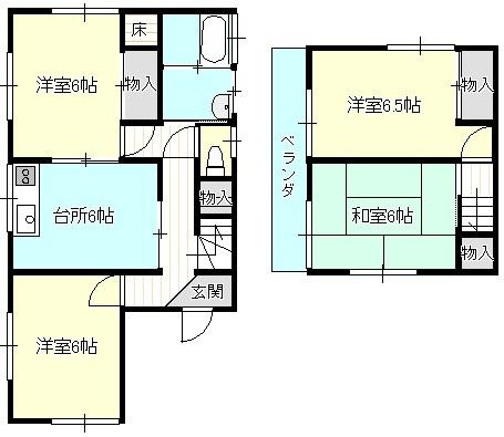 detached 広島県安芸郡熊野町城之堀７丁目 地図を見る