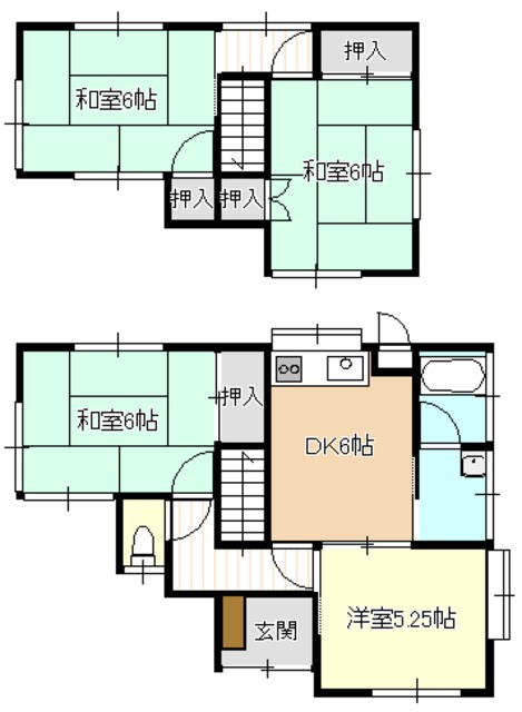 house for sale in 安芸郡熊野町, Hiroshima | ¥4,800,000 | 4DK | Akiyama hous…