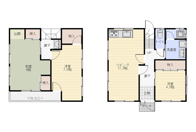 広島県広島市の一戸建て | 2800万円 | 3SLDK | 90.91m² | Akiyama house finder