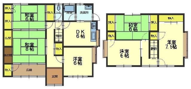 detached 広島県福山市熊野町 地図を見る