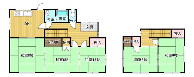 house for sale in Mihara, Hiroshima | ¥3,900,000 | 5DK | Akiyama hous…
