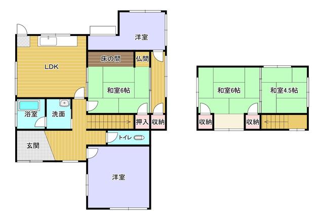 広島県三原市の一戸建て | 180万円 | 5LDK | 137.98m² | Akiyama house finder