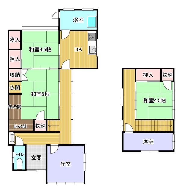 広島県三原市の一戸建て | 1100万円 | 5DK | 154.98m² | Akiyama house finder