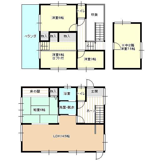 広島県福山市の一戸建て | 390万円 | 5LDK | 171.44m² | Akiyama house finder