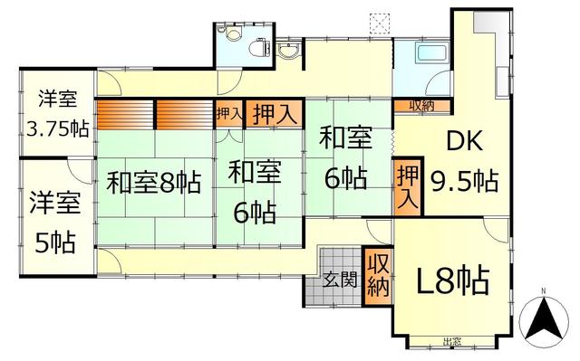 detached 広島県呉市上畑町 地図を見る