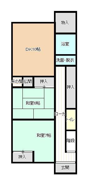 広島県呉市の一戸建て | 650万円 | 3LDK | 162.38m² | Akiyama house finder