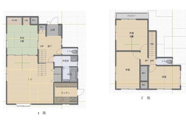 広島県福山市の一戸建て | 700万円 | 4LDK | 449.79m² | Akiyama house finder