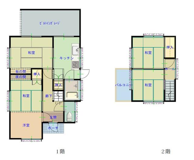 detached 徳島県小松島市日開野町字高須 地図を見る