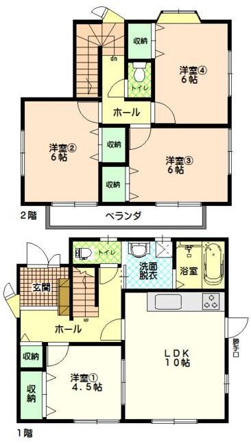 detached 徳島県板野郡藍住町富吉字豊吉 地図を見る