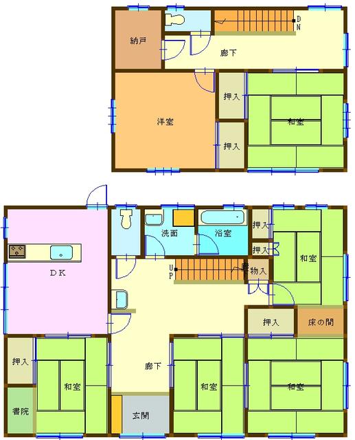 detached 徳島県名西郡石井町石井字城ノ内 地図を見る
