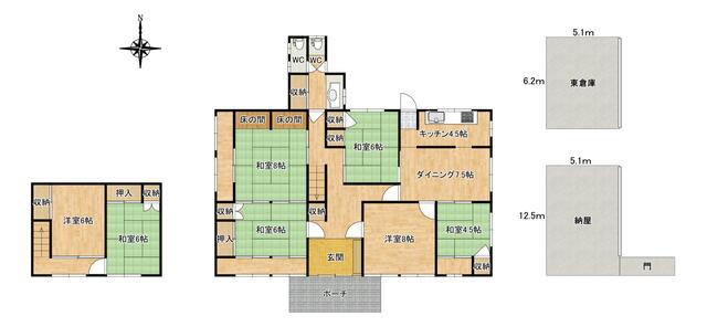 detached 徳島県吉野川市鴨島町敷地
