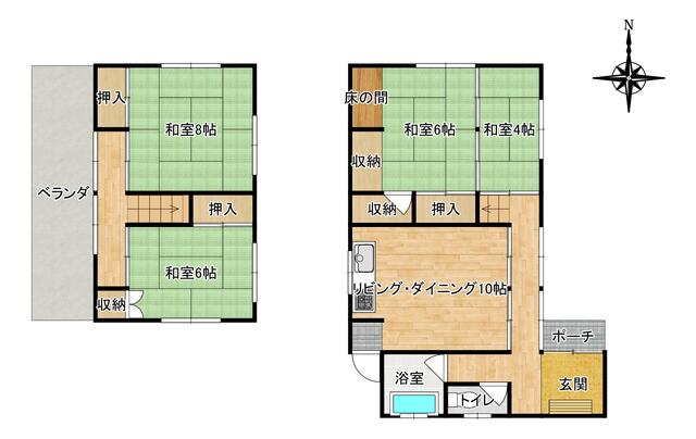 detached 徳島県美馬郡つるぎ町貞光字前田 地図を見る