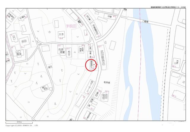 detached 徳島県美馬郡つるぎ町貞光字前田 地図を見る