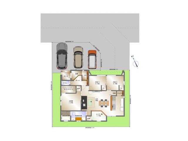 徳島県板野郡藍住町の一戸建て | 3039万円 | 3LDK | 183.24m² | Akiyama house finder