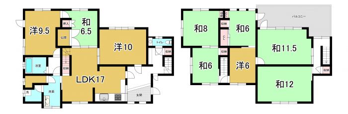 徳島県板野郡藍住町の一戸建て | 1480万円 | 9LDK | 185.98m² | Akiyama house finder
