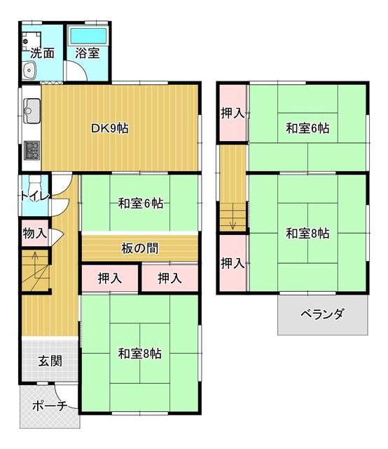detached 徳島県小松島市小松島町字南開 地図を見る
