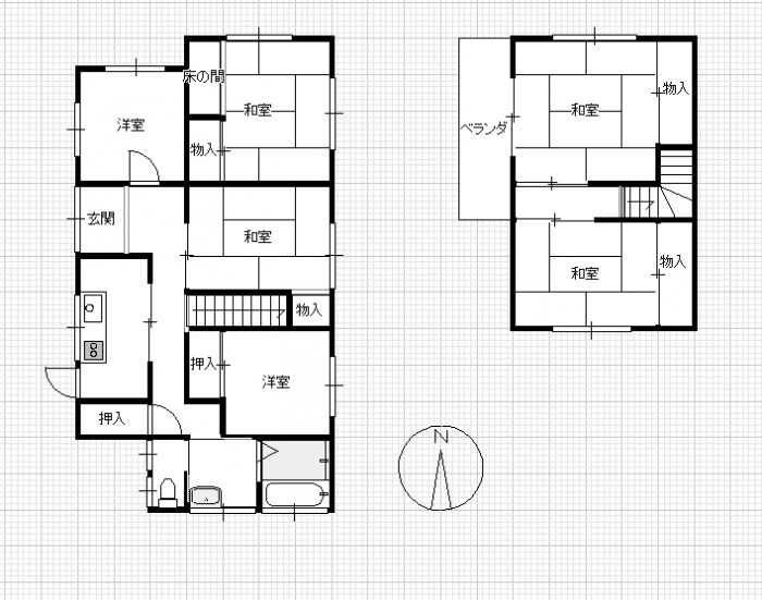 detached 徳島県三好市池田町イタノ 地図を見る