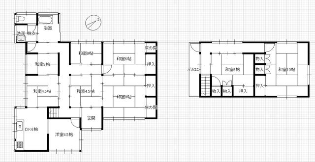 detached 徳島県三好市池田町中西サコダ 地図を見る