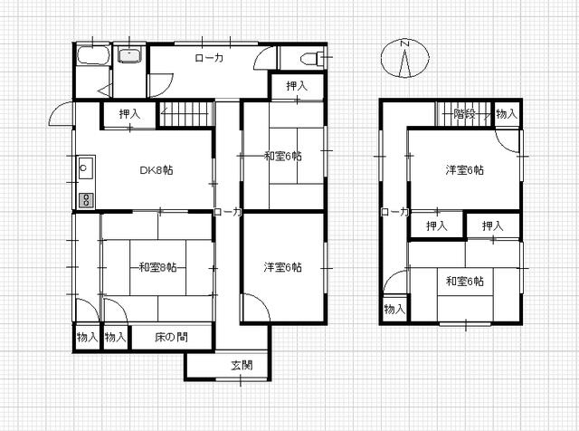detached 徳島県三好郡東みよし町加茂 地図を見る