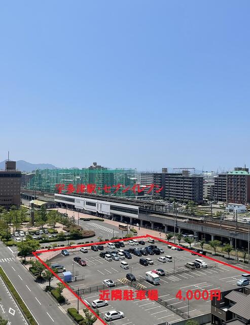 宇多津駅前の近隣駐車場♪月極４，０００円！