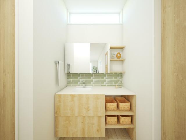 洗面台・洗面所／完成予想図（洗面）※画像はイメージです。実際と異なる場合がご