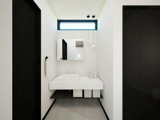 洗面台・洗面所／完成予想図（洗面）