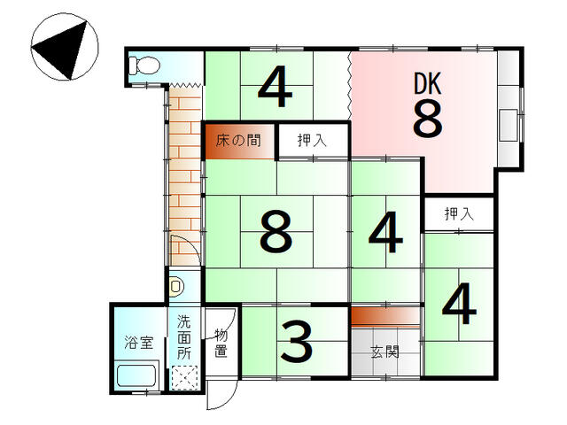 detached 愛媛県四国中央市上分町 地図を見る