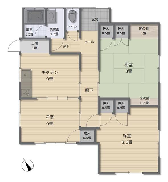 detached 愛媛県東温市則之内乙