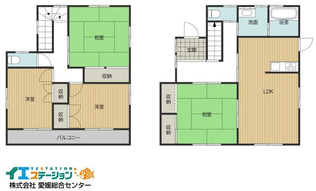 愛媛県今治市の一戸建て | 1880万円 | 4LDK | 159.31m² | Akiyama house finder