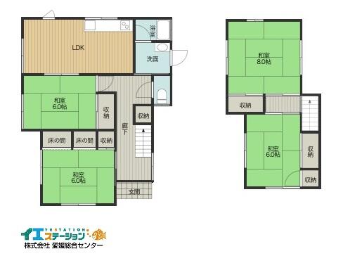 愛媛県今治市の一戸建て | 1280万円 | 4LDK | 157.49m² | Akiyama house finder