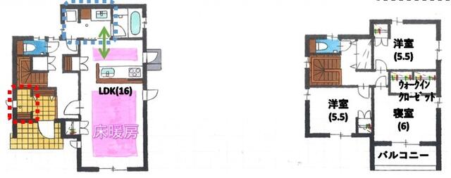 detached 愛媛県伊予郡松前町大字北黒田 地図を見る