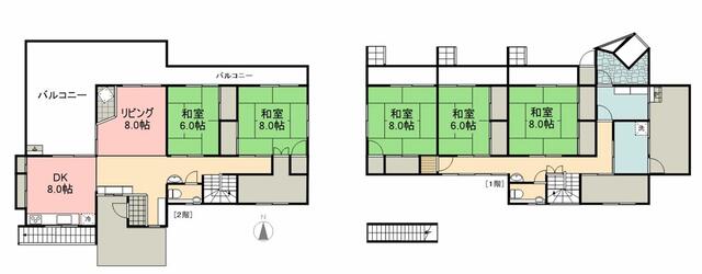 愛媛県大洲市の一戸建て | 500万円 | 5LDK | 356m² | Akiyama house finder