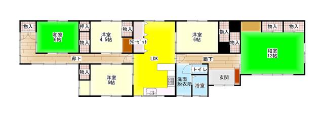 detached 愛媛県伊予郡松前町大字北黒田 地図を見る