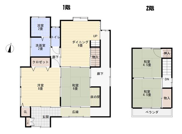 高知県高岡郡越知町の一戸建て | 600万円 | 4DK | 133.45m² | Akiyama house finder