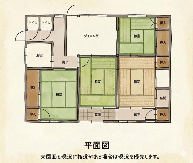 house for sale in Nankoku, Kochi | ¥7,900,000 | 4DK | Akiyama house f…