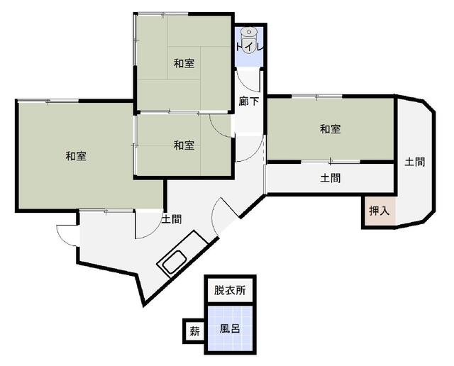 detached 高知県高岡郡佐川町東組 地図を見る