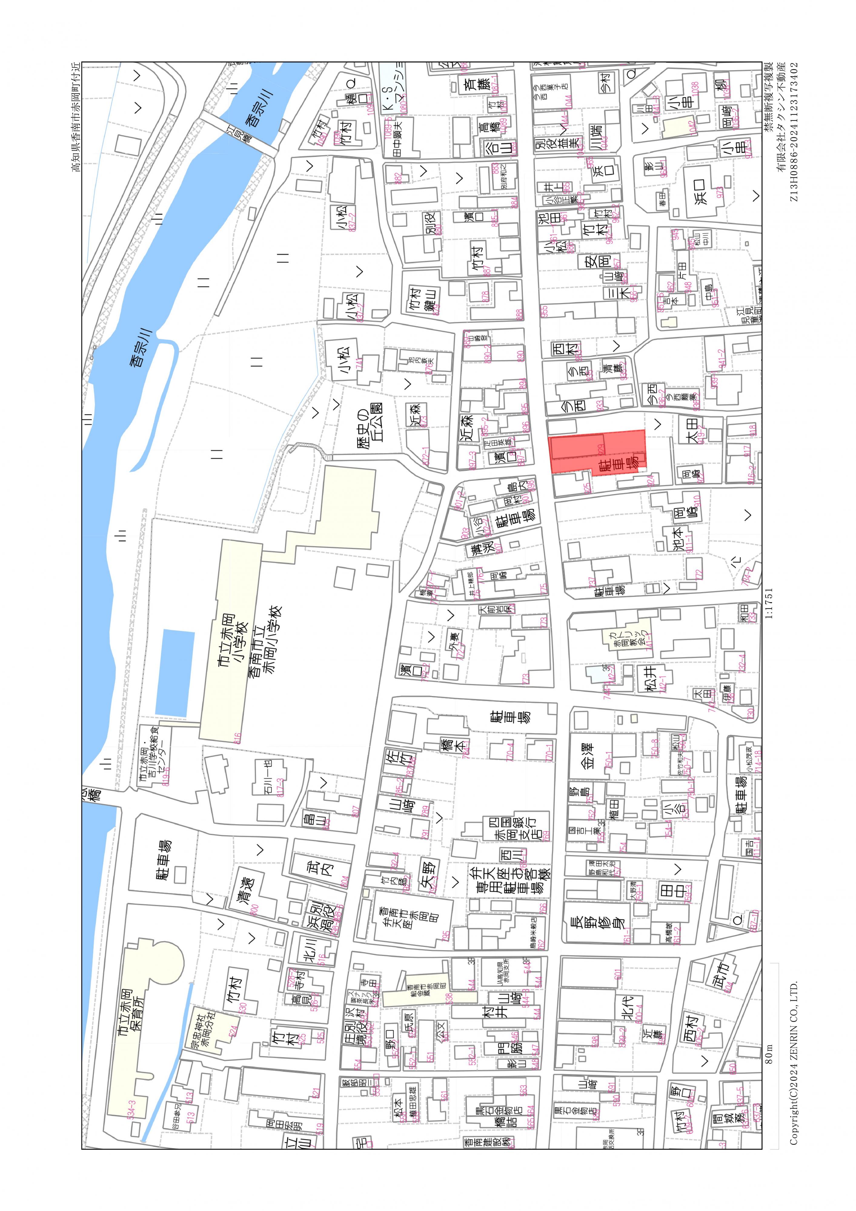 detached 高知県香南市赤岡町 地図を見る
