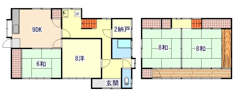 detached 高知県高知市十津３丁目 地図を見る