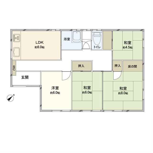 house for sale in 遠賀郡遠賀町, Fukuoka | ¥6,900,000 | 3LDK | Akiyama house…