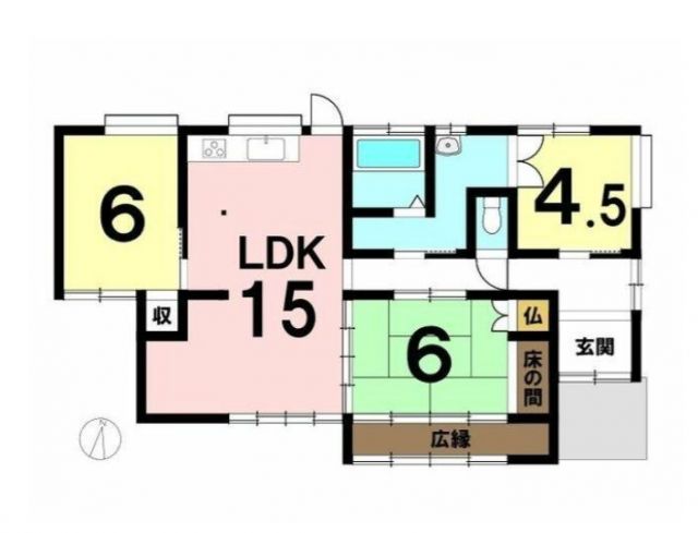 detached 佐賀県三養基郡みやき町大字江口