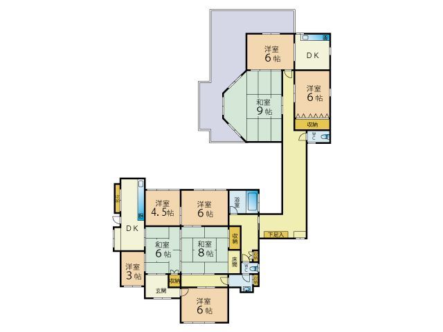 detached 福岡県直方市大字頓野 地図を見る