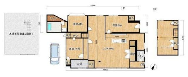 detached 福岡県築上郡築上町大字有安 地図を見る