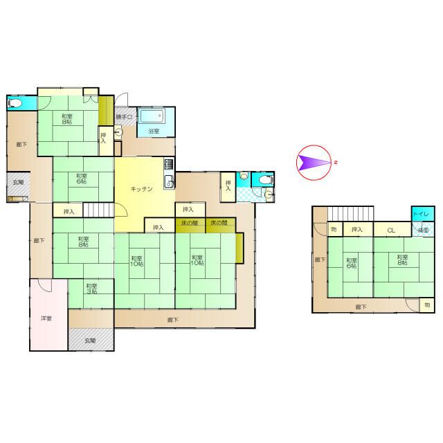 detached 栃木県那須烏山市野上 地図を見る