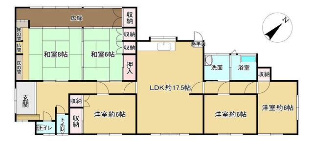 house for sale in Nakama, Fukuoka | ¥13,500,000 | 5LDK | Akiyama hous…