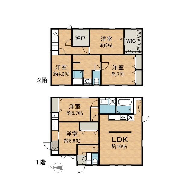 福岡県朝倉市の一戸建て | 2150万円 | 5SLDK | 210.71m² | Akiyama house finder