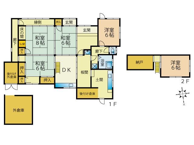 detached 福岡県久留米市北野町中川 地図を見る