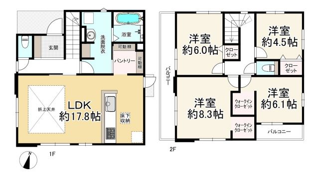 福岡県福岡市の一戸建て | 5499万円 | 4LDK | 127.04m² | Akiyama house finder
