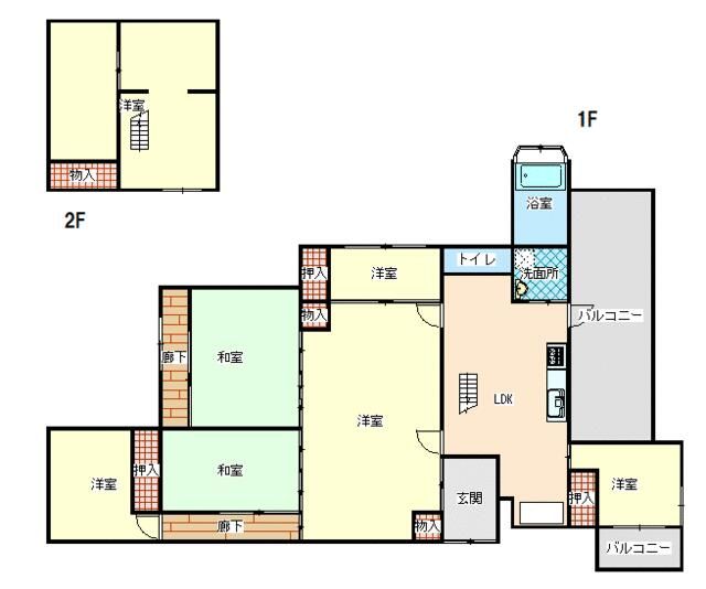 detached 大分県中津市大字大貞 地図を見る